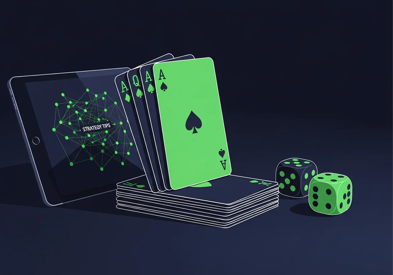 Gaming strategy articles and playing cards